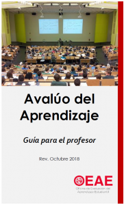 Avalúo del Aprendizaje - Guía para el Profesor